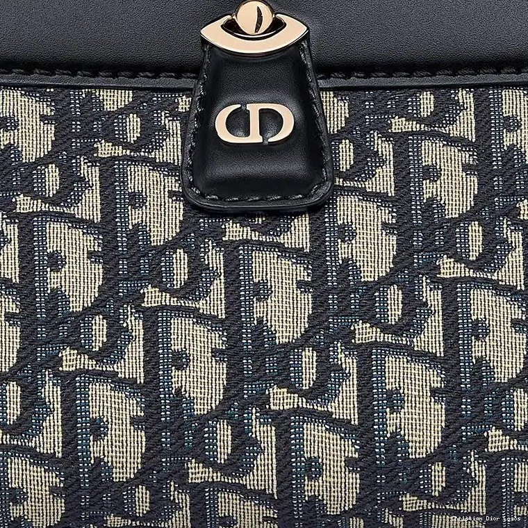 Cheap Key Canvas Blue Motif Bag Oblique Dior Small 0423 Luxury
